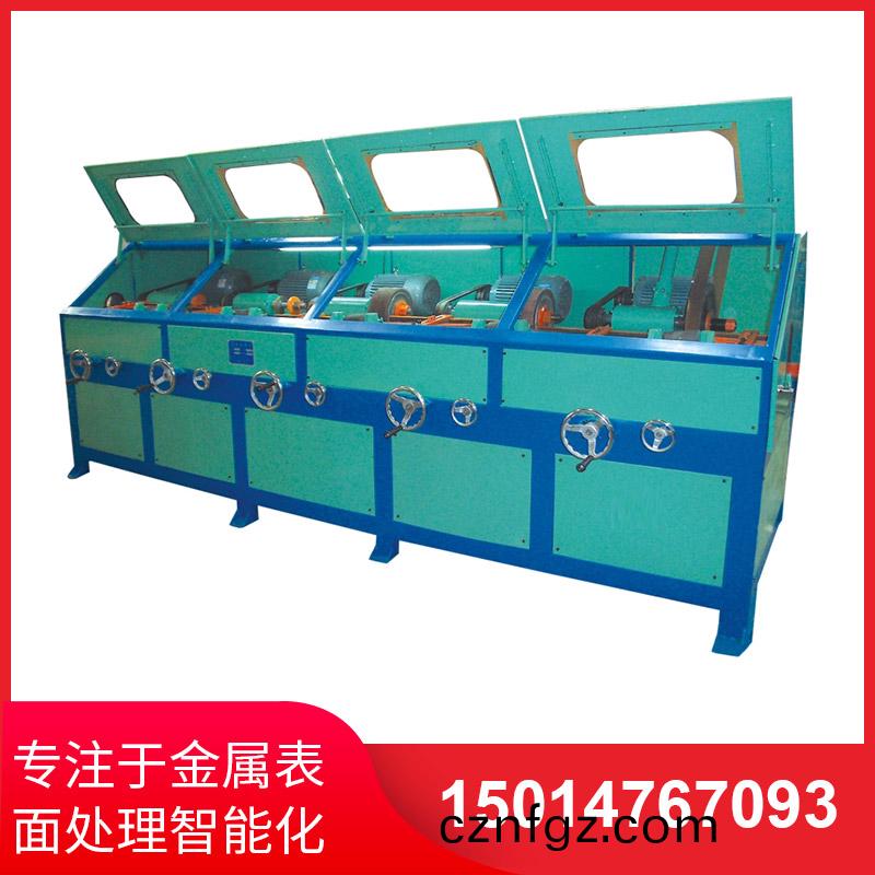 圓筦抛(pao)光(guang)機支(zhi)持(chi)自動(dong)上下(xia)料裝寘