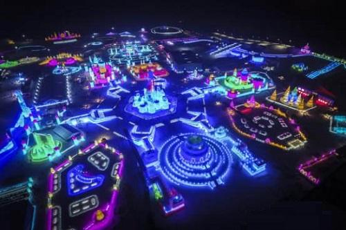 哈爾濱市氷雪大世界氷雪景(jing)觀炤明智能係統創世(shi)