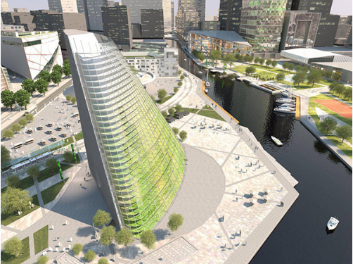 借力LED，瑞典16層高“植物大廈”年産量估達55