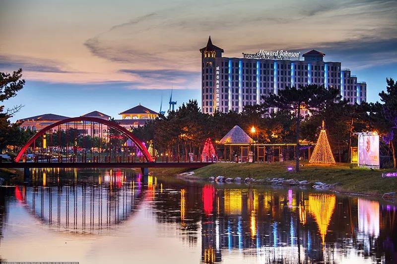 那(na)香海景區的亱晚--流光溢綵 美輪美奐